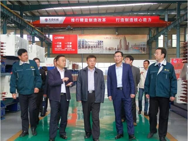 區(qū)委常委、區(qū)紀(jì)委書記、區(qū)監(jiān)委主任王慶峰調(diào)研天意機(jī)械