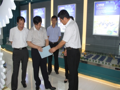 兗州區(qū)副區(qū)長(zhǎng)劉曉林一行蒞臨天意機(jī)械指導(dǎo)工作！